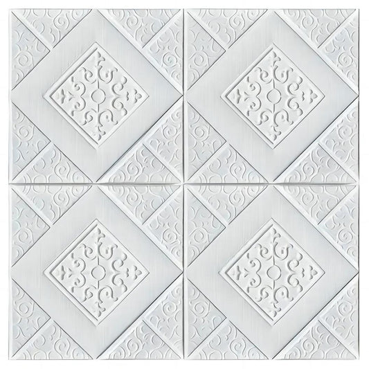 3D Ceiling Tile Sticker, Self-adhesive Waterproof And Mildew Proof(10-Pack)